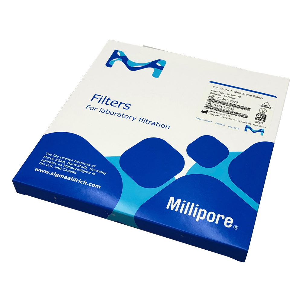 オムニポアTM メンブレン（水系、溶媒系両用） 10um×φ142mm 25枚入 JCWP14225