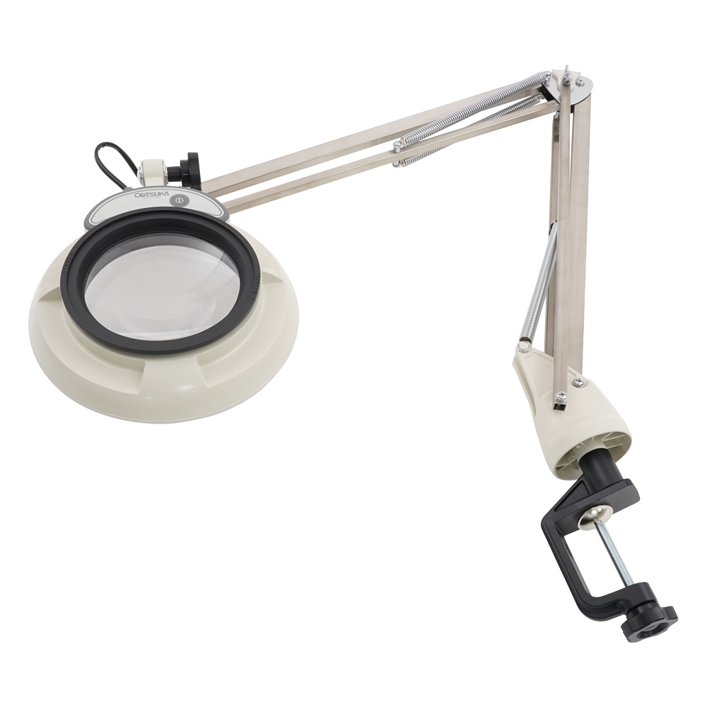 LED照明拡大鏡（フリーアーム・クランプ取付式） SKKL-F 4x