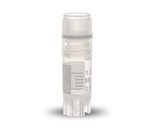 クライオバイアル Oリングシールタイプ 1.2mL 内ネジ・自立型 1箱（100個×10袋入） T311-1