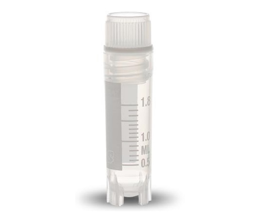 クライオバイアル Oリングシールタイプ 2mL 内ネジ・自立型 1箱（100個×10袋入） T311-2