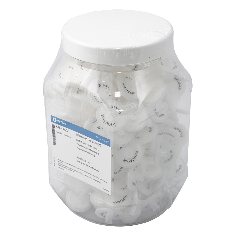 シリンジフィルター PES 0.2μm 1箱（200個入） 6781-2502