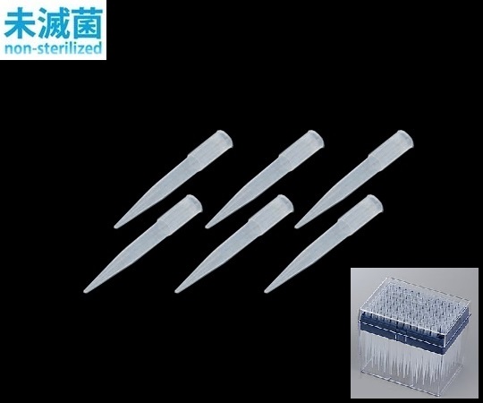 アイビスチップ（ボックスパック） 100～1000uL 96本/箱×10箱 ナチュラル IN120-804C