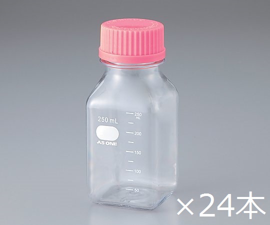 ビオラモポリカーボネイト角型ボトル 250mL（ケース販売） 24本入