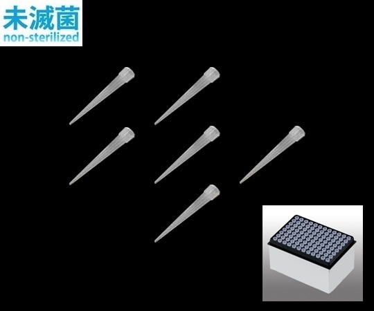 アイビススペアボックス（ボックスパック用スペアープレート） 1～250uL 96本/袋×10袋 IN122-801C