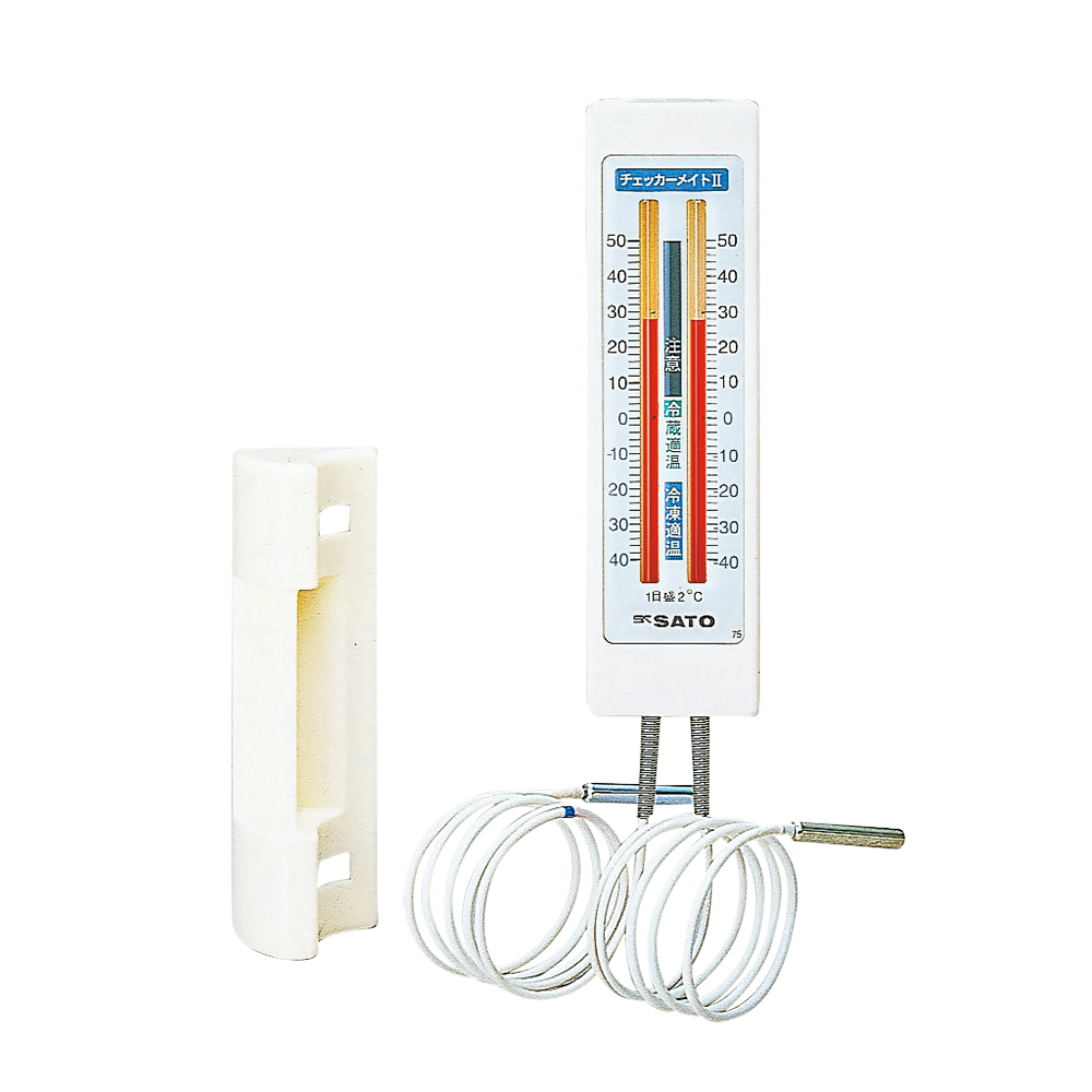 冷蔵庫用温度計（チェッカーメイトII） 2針タイプ 1717-00 0572