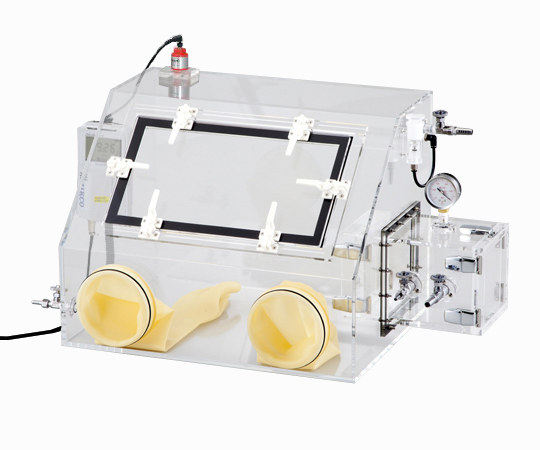 ガス置換型アクリルグローブBOX エアタイトモニター付きPC（コンセント付き） 600OX