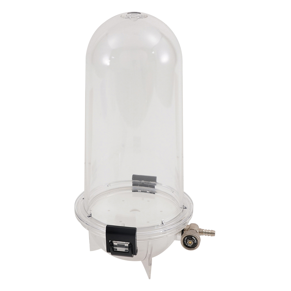 小型真空ポット バルブ付 φ186×304mm MVP-100HV 2080-1110