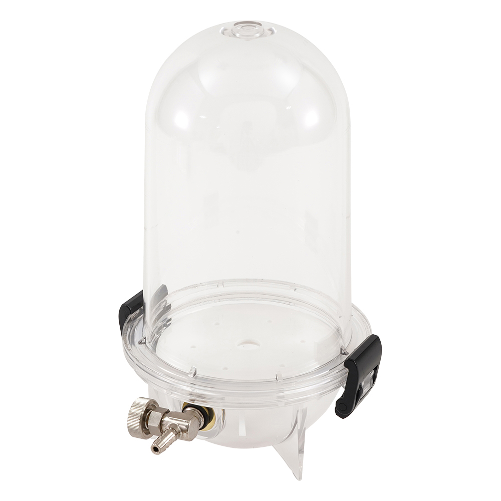 小型真空ポット バルブ付 φ186×254mm MVP-100MV 2080-1120