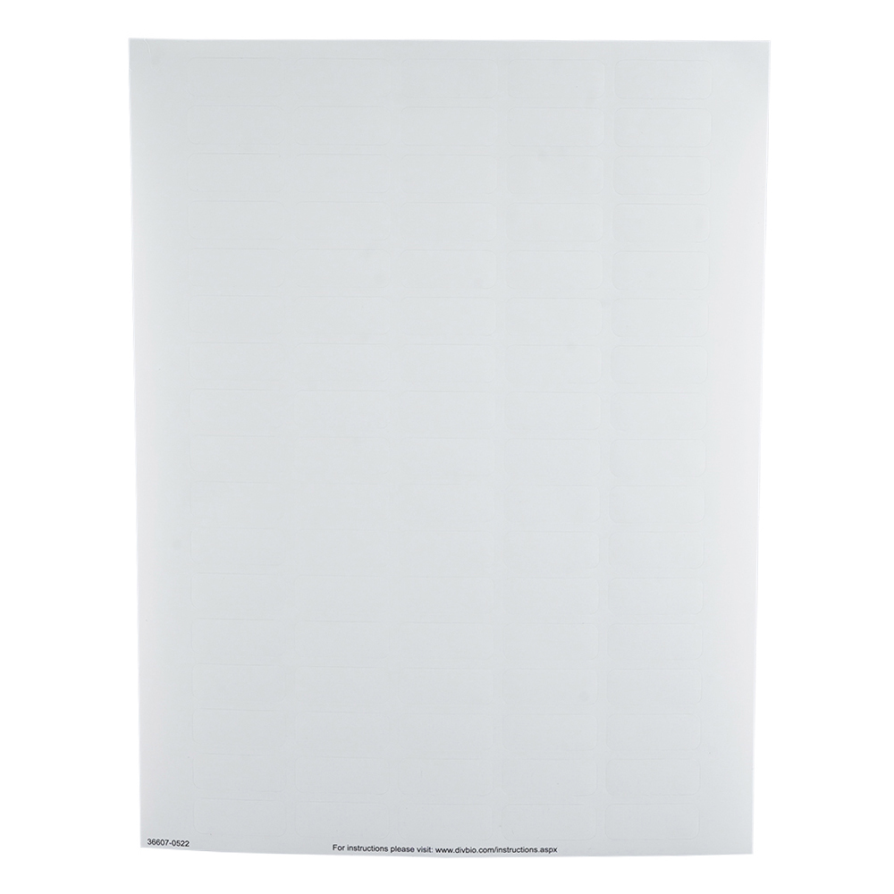 マイクロチューブ用ラベル 1.5mL用ホワイト 1箱（85枚×25ラベル入） M-40041