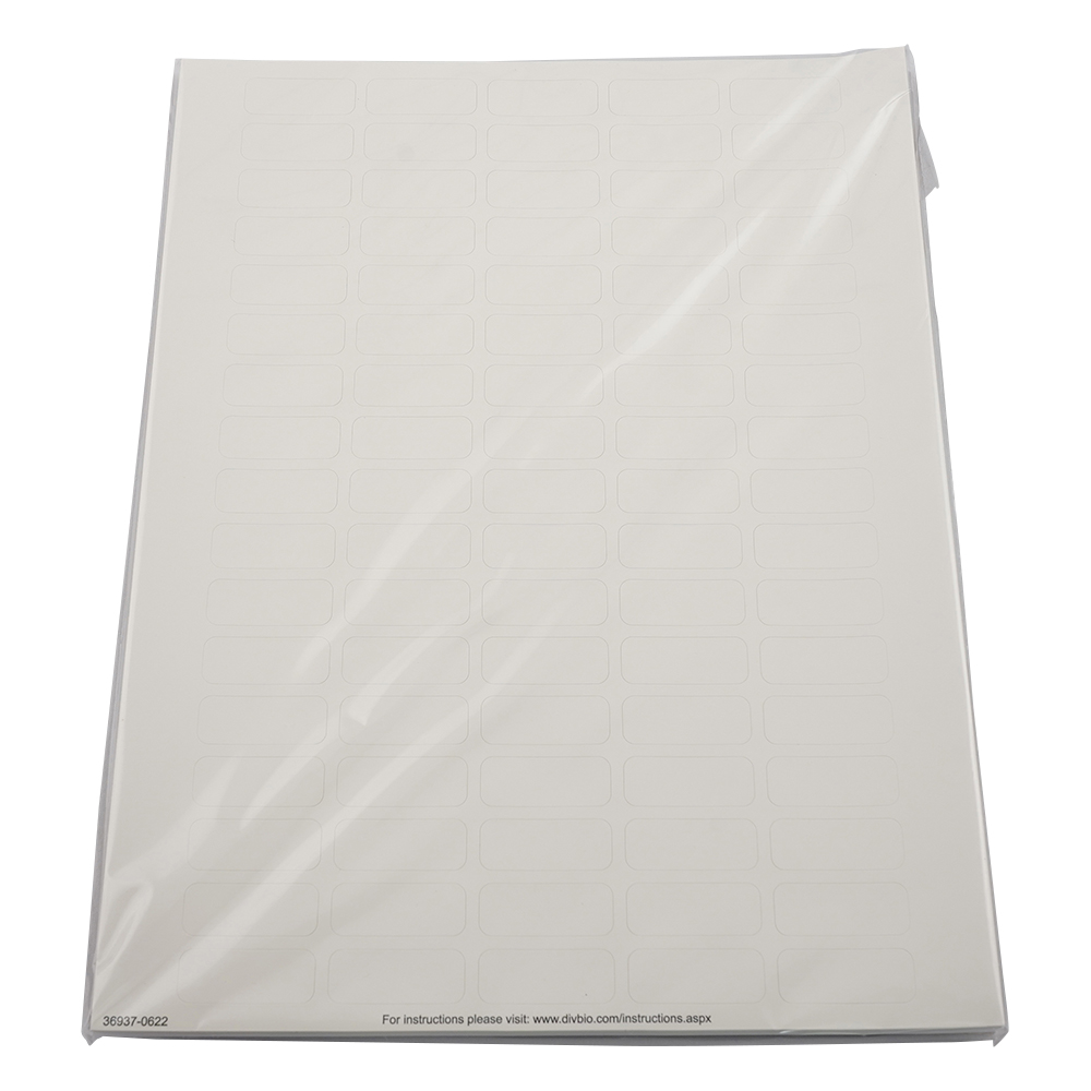 マイクロチューブ用ラベル 1.5mL用ホワイト 1箱（85枚×20ラベル入） M-40072