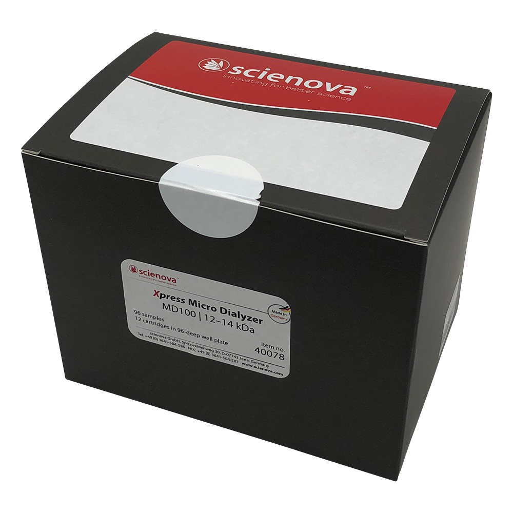 微量透析キット（12～14kDa/10～100uL） 8連×12本 40078