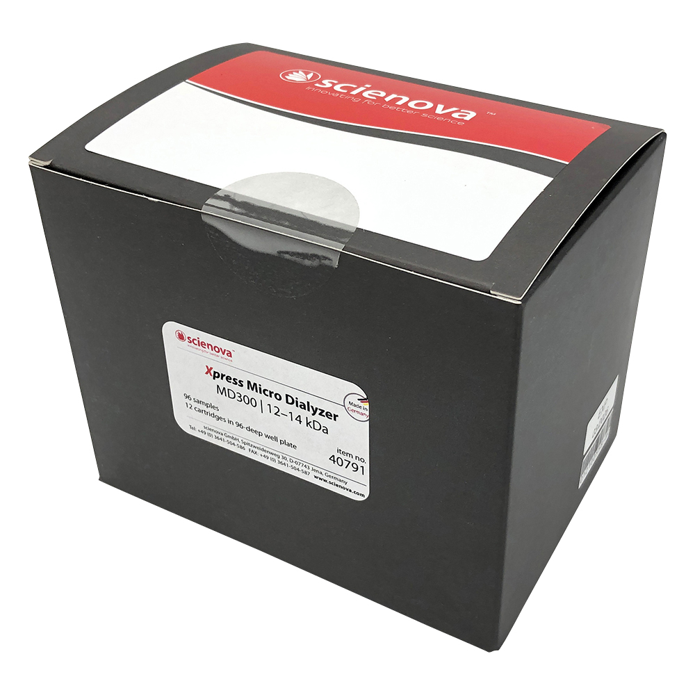微量透析キット（12～14kDa/～300uL） 8連×12本 40791