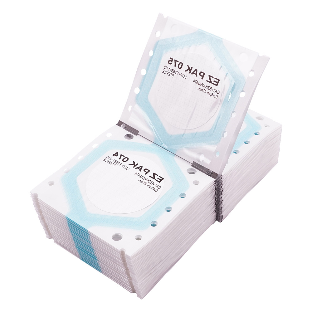 ﾒﾝﾌﾞﾚﾝﾌｨﾙﾀｰ白色黒格子(ﾒﾝﾌﾞﾚﾝﾃﾞｨｽﾍﾟﾝｻｰEZ-Pak(R)用)0.45um 150枚×4組入 EZHAWG474