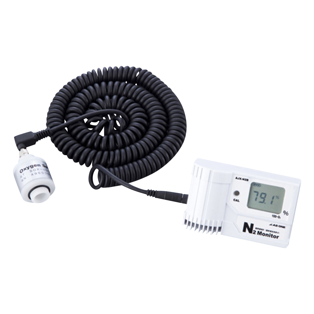 窒素濃度計 センサー分離型（カールコード約1.7m） AJX-N2BR