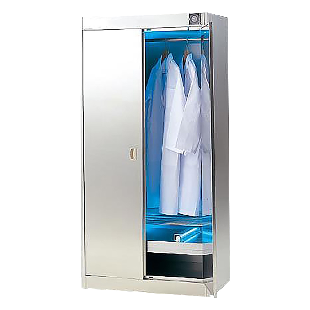 紫外線殺菌ロッカー（ステンレス仕様） 着衣用 W-02FN