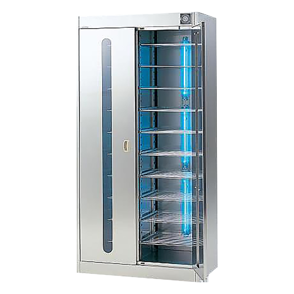 紫外線殺菌ロッカー（ステンレス仕様） 棚板仕様 W-02FNT