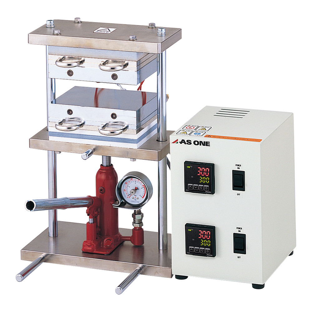 小型熱プレス機 （冷却機能付き） 0～1t HC300-01