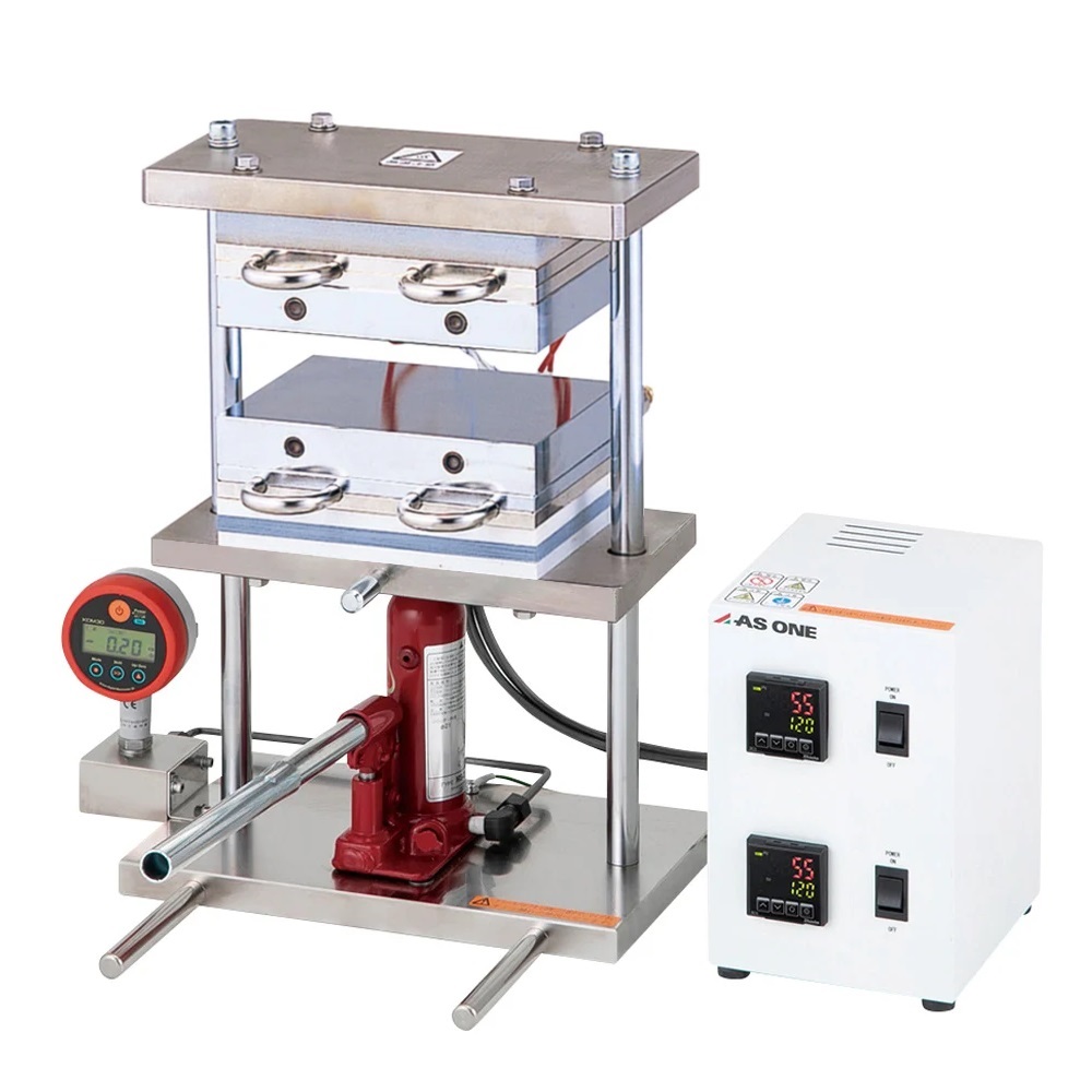 小型熱プレス機 （冷却機能付き） 0～1t HC300-01K