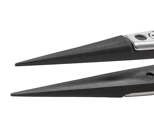 精密耐薬ピンセット SCC洗浄品 直・鋭い 0.6×0.6mm 259SVR.SA