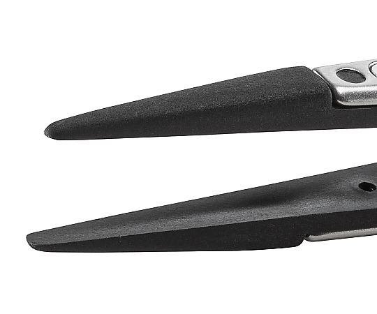 精密耐薬ピンセット SCC洗浄品 直・鈍い 2×1mm 249SVR.SA