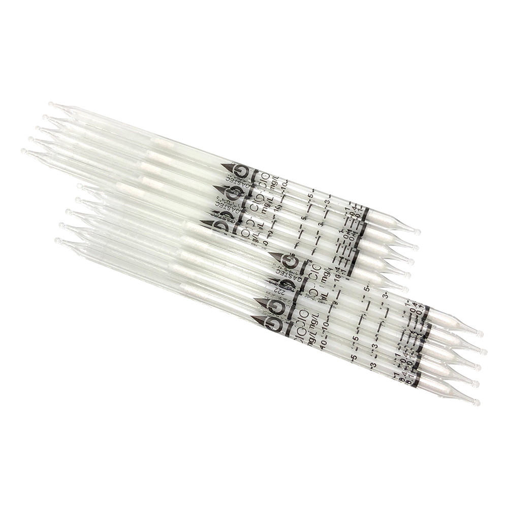 液体検知管 遊離残留塩素 1箱（10本入） 222