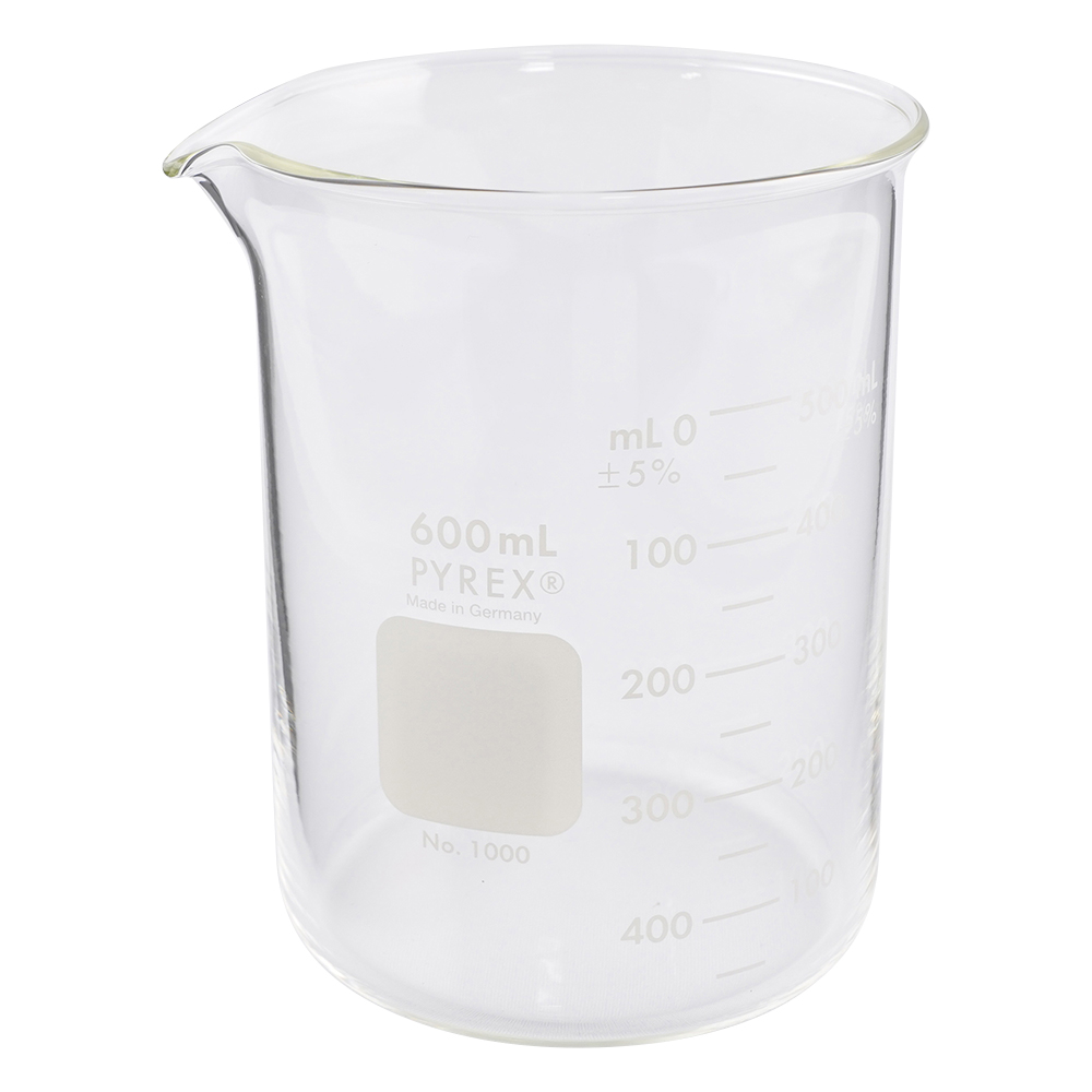 ビーカー PYREX（R） 600mL 1000-600