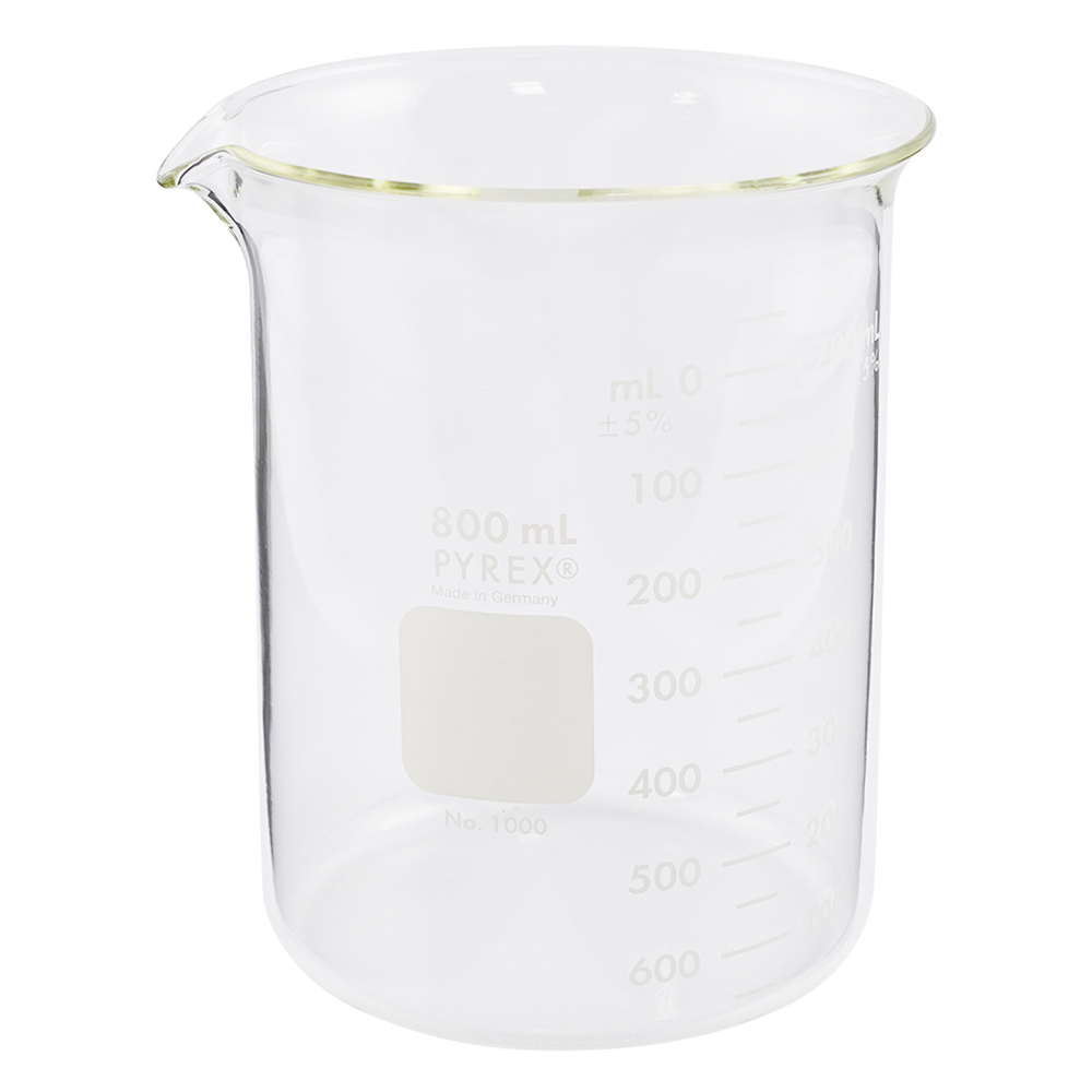 ビーカー PYREX（R） 800mL 1000-800