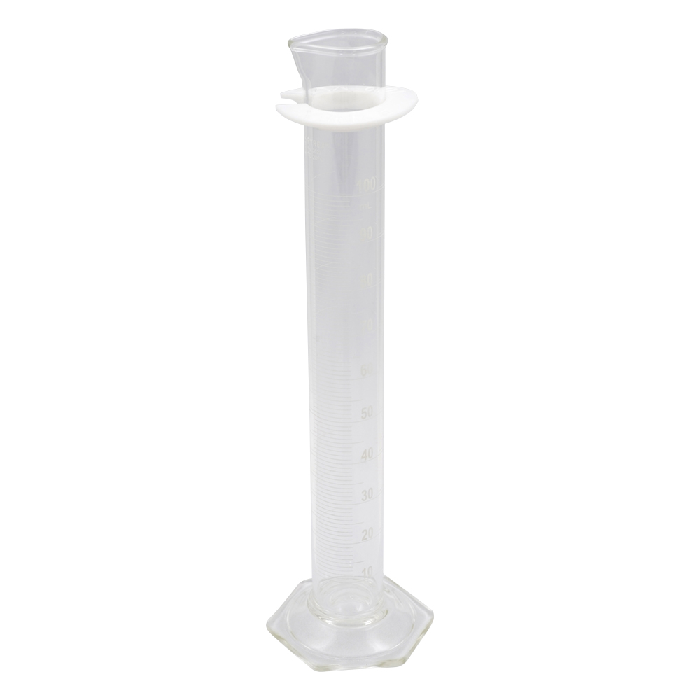 メスシリンダー PYREX（R） バンパー付き 100mL 3022-100