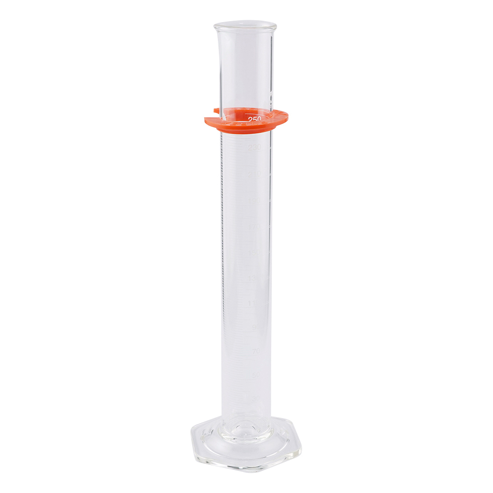 メスシリンダー PYREX（R） バンパー付き 250mL 3022-250