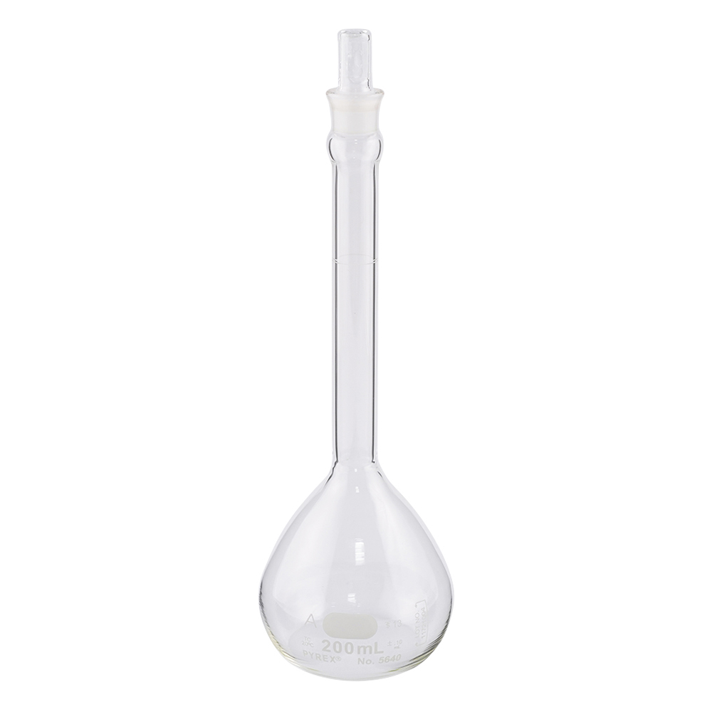 メスフラスコ CLassA 白 200mL 5640-200