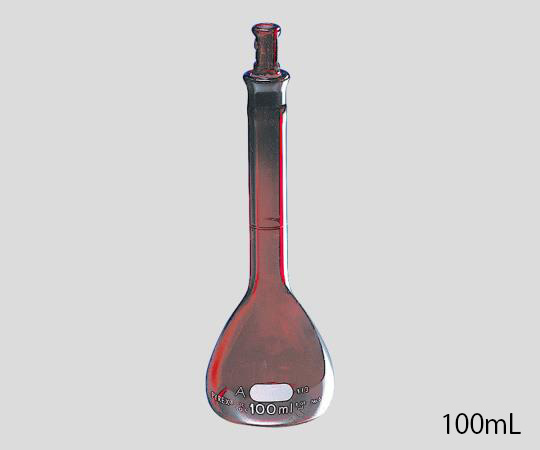 メスフラスコ CLassA 茶 1000mL 55640-1L