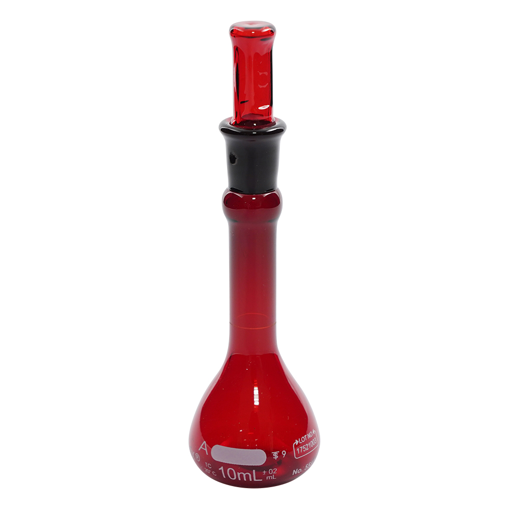 メスフラスコ CLassA 茶 10mL 55640-10