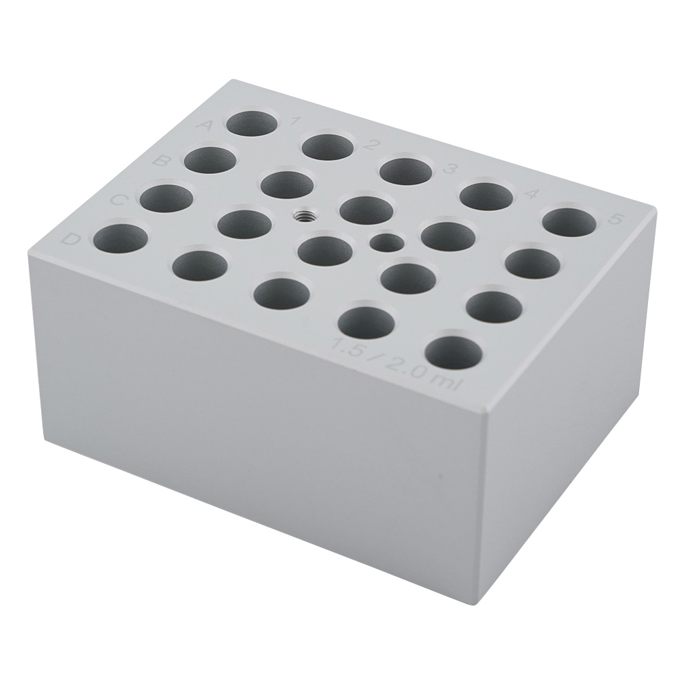 ドライバス（ビーズ・ウォーターバス兼用）用 ブロック 1.5mLチューブ 20本用 MD-B1.5