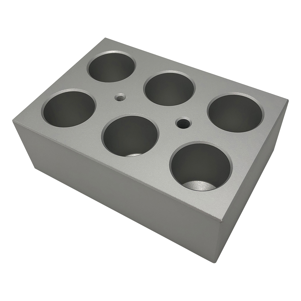 クールブロックバス（ビーズ・ウォーターバス兼用）用 ブロック 50mL遠心チューブ 6本用 MC-B29