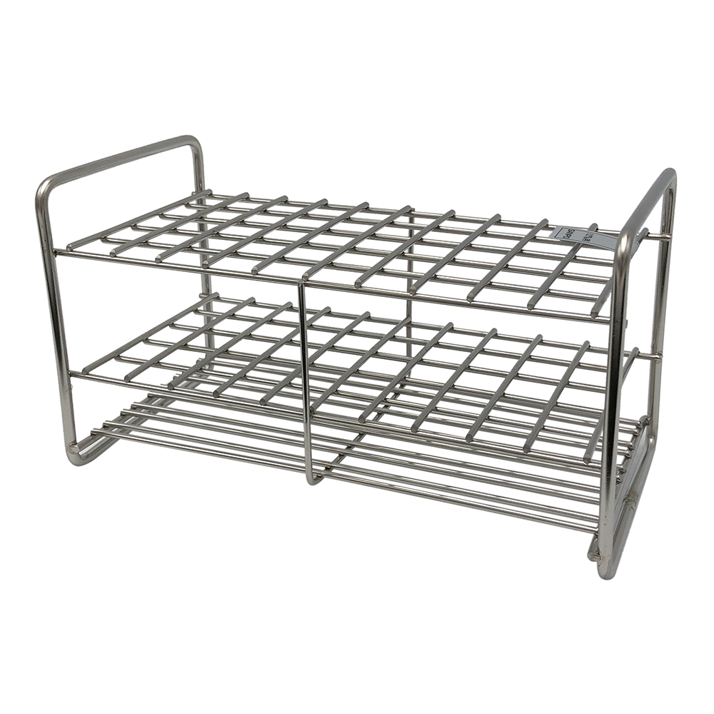 ステンレス試験管立 配列：5×10 サイズ：□14mm 12‐50H