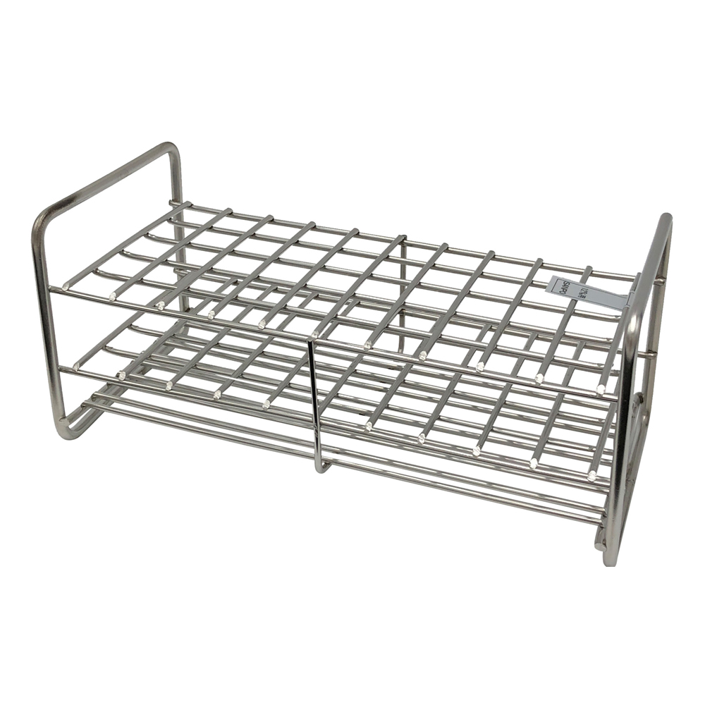 ステンレス試験管立 配列：5×10 サイズ：□14mm 12‐50L