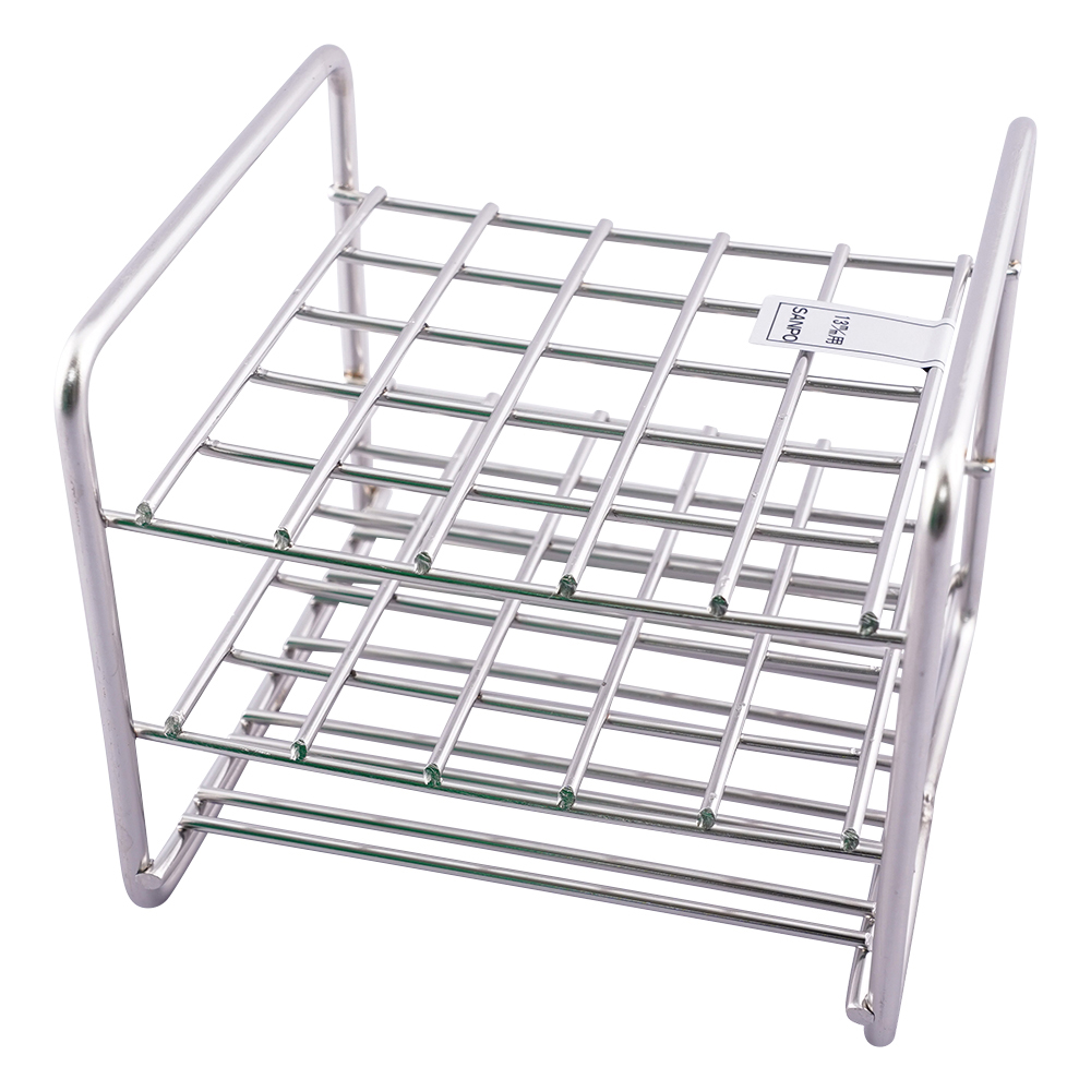 ステンレス試験管立 配列：5×5 サイズ：□15mm 13‐25L