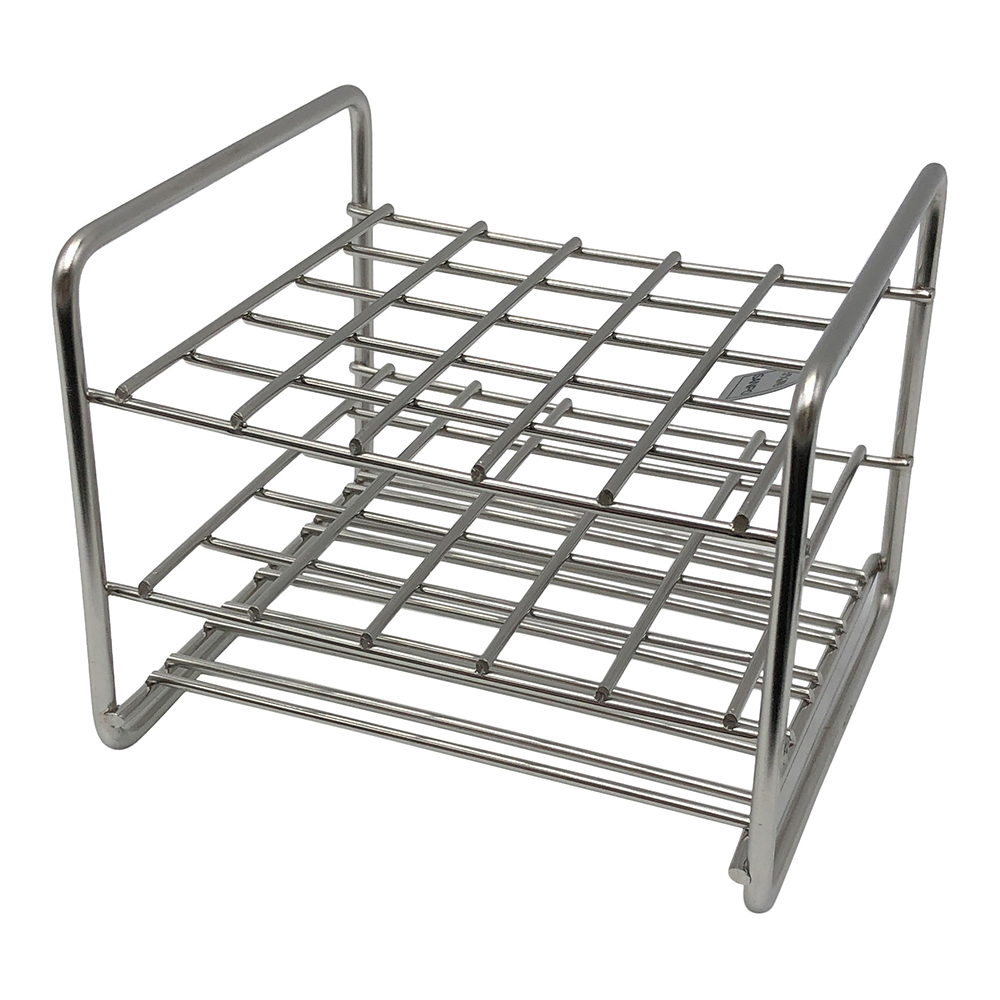 ステンレス試験管立 配列：5×5 サイズ：□17mm 15‐25L