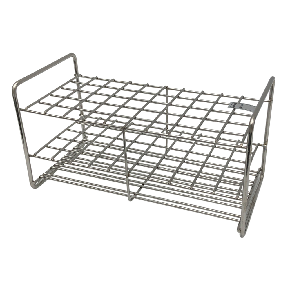 ステンレス試験管立 配列：5×10 サイズ：□17mm 15‐50H