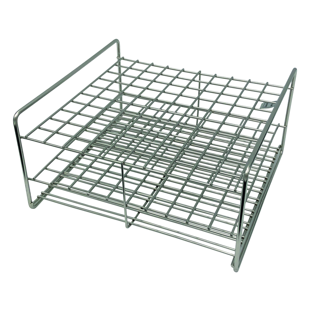 ステンレス試験管立 配列：10×10 サイズ：□17mm 15‐100H