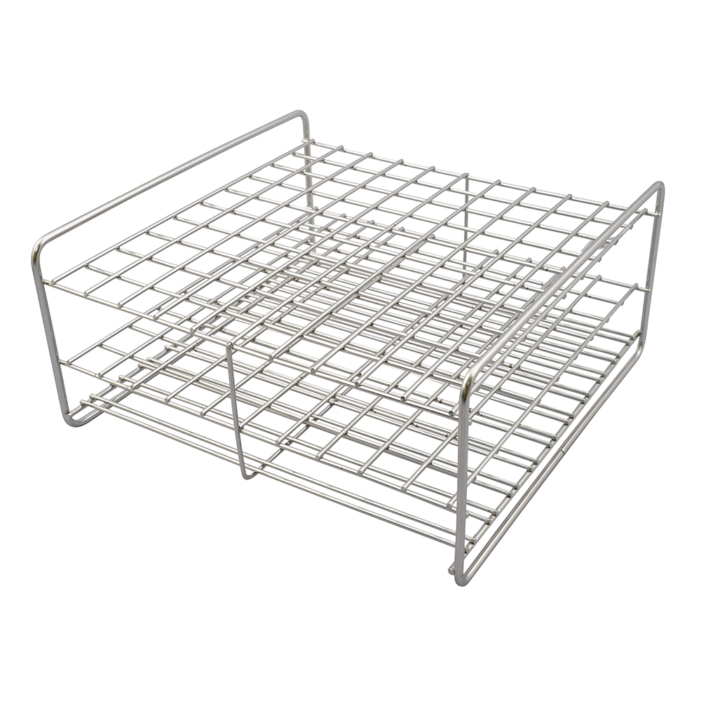 ステンレス試験管立 配列：10×10 サイズ：□18.5mm 16.5‐100H