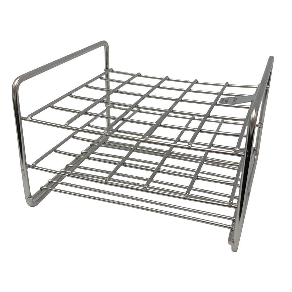 ステンレス試験管立 配列：5×5 サイズ：□23mm 21‐25L