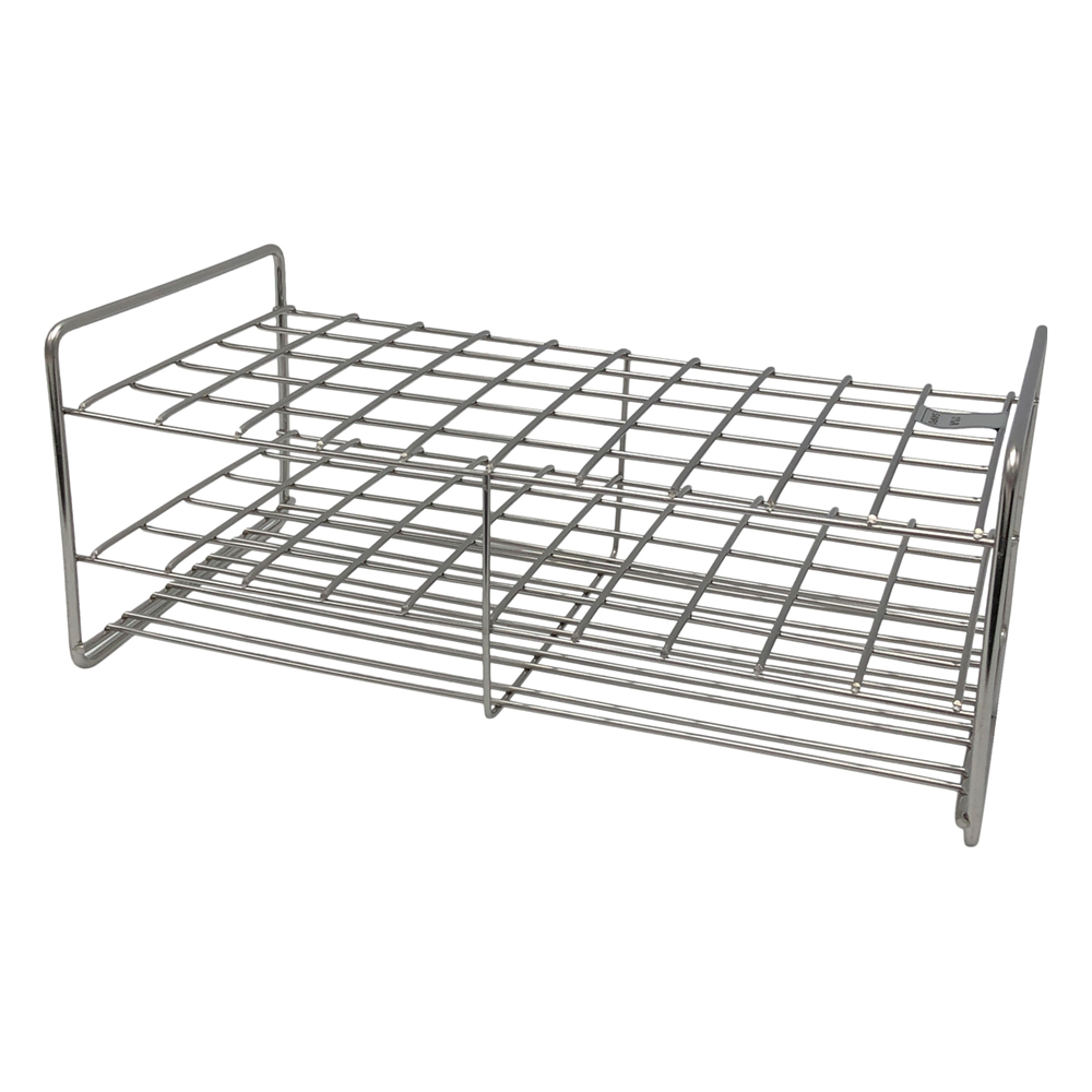 ステンレス試験管立 配列：5×10 サイズ：□23mm 21‐50H