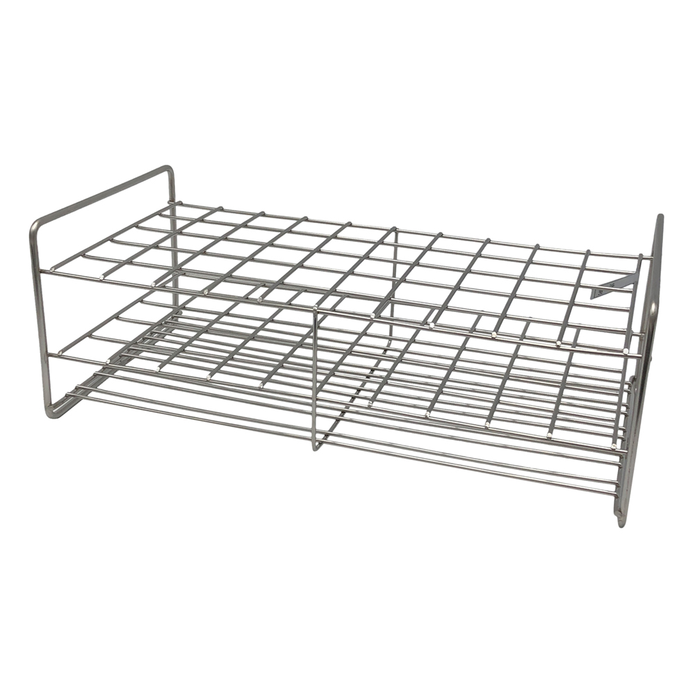 ステンレス試験管立 配列：5×10 サイズ：□26mm 24‐50H