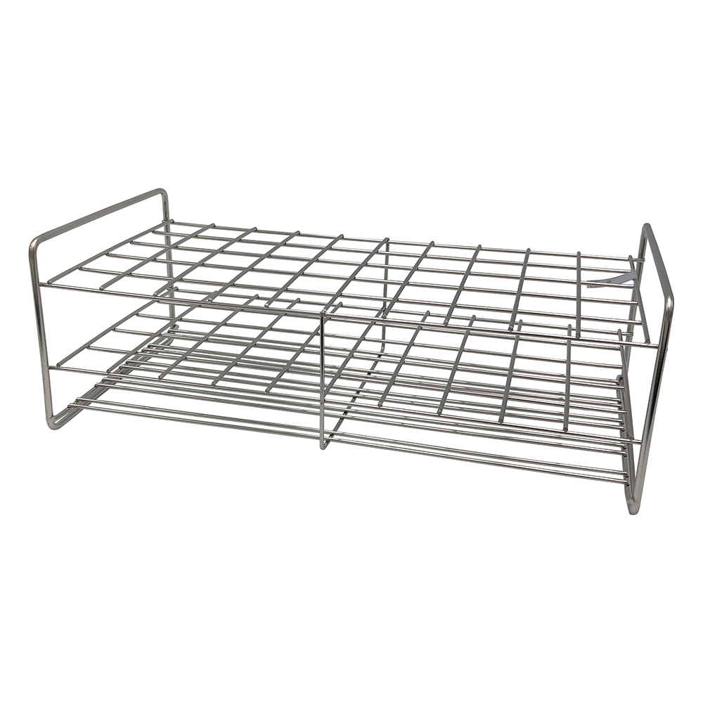 ステンレス試験管立 配列：5×10 サイズ：□27mm 25‐50