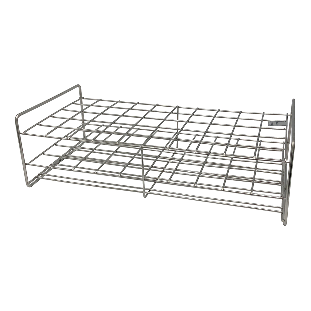 ステンレス試験管立 配列：5×10 サイズ：□32mm 30‐50H