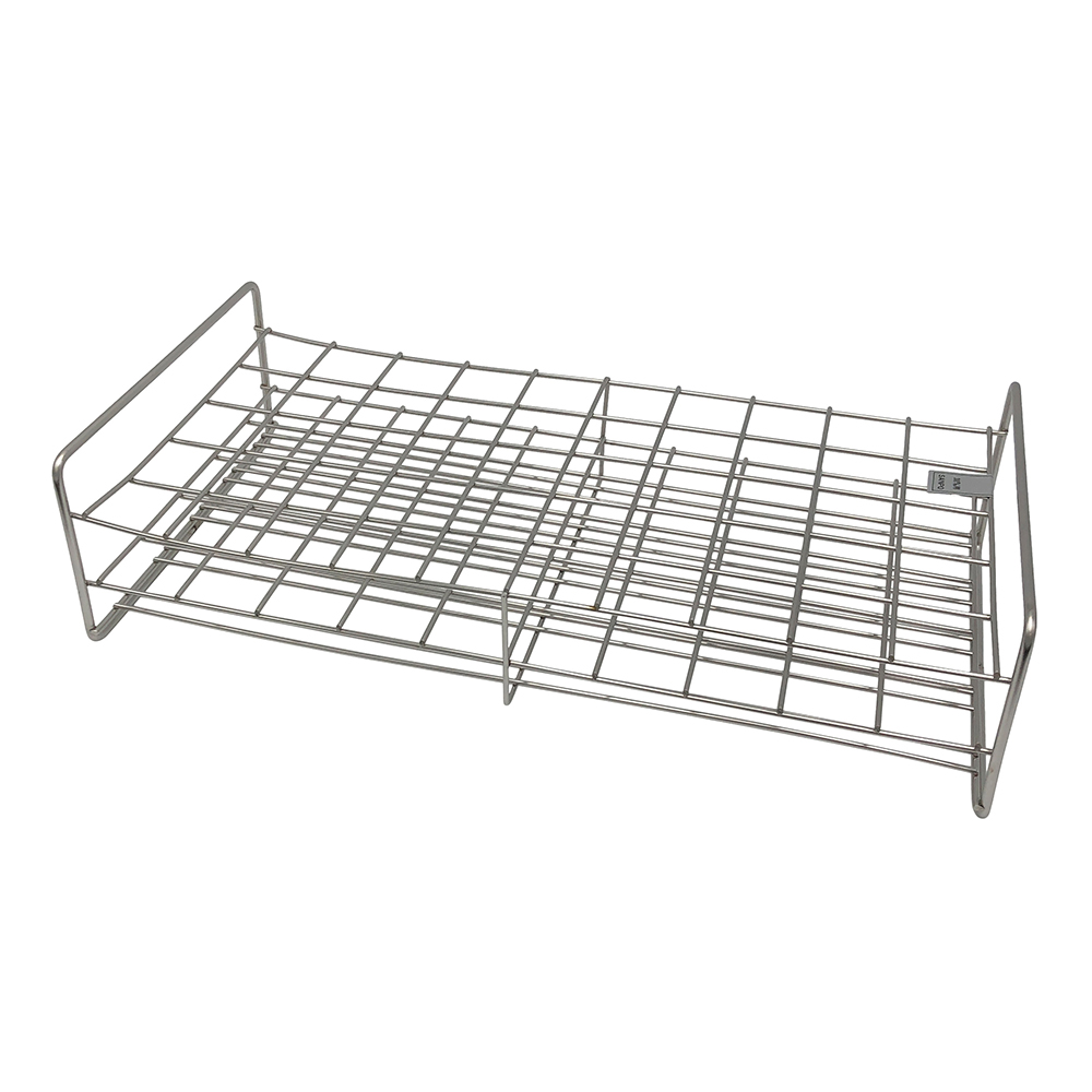 ステンレス試験管立 配列：5×10 サイズ：□32mm 30‐50L