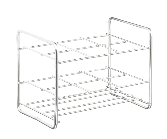 ステンレス試験管立 配列：2×3 サイズ：□37mm 35‐6