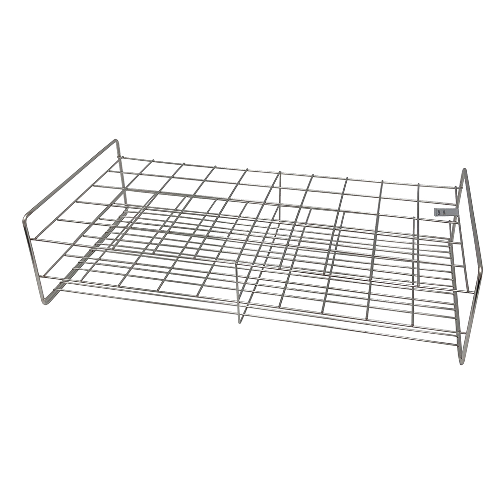 ステンレス試験管立 配列：5×10 サイズ：□40mm 38‐50H