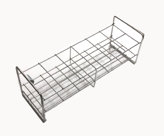 ステンレス試験管立 配列：2×6 サイズ：□42mm 40‐12